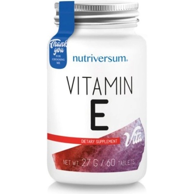 Nutriversum Vitamín E 60 tabliet