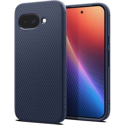 Spigen Противоударен Силиконов Калъф за Google Pixel 9A, Spigen Liquid Air Case, Син (ACS09040)
