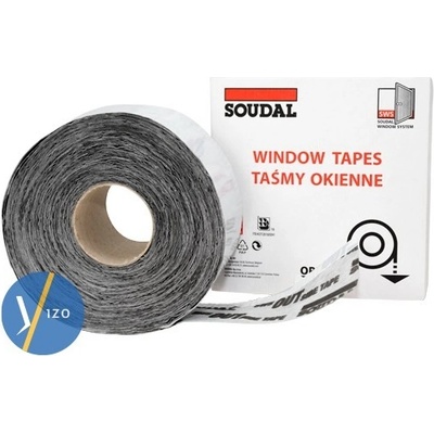Okno páska Soudal SWS Basic Plus OUTSIDE 90mm x 30m Sws vnější páry propustné pásky