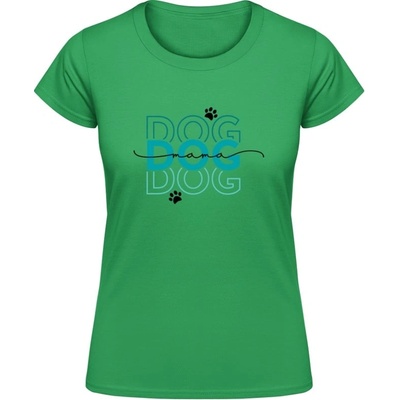 Akciové Dámske Tričko Soft Style Gildan Diazjn DOG DOG DOG mama Irish Green