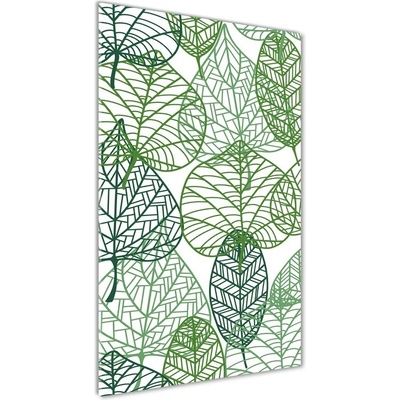 Vertikálny fotoobraz na skle Lístie 50x100 cm