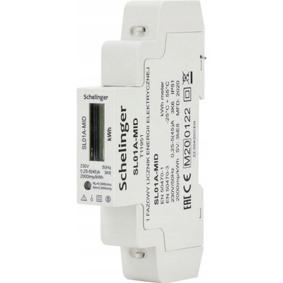 Elektroměr Schelinger jednofázový IP20 5A 230V