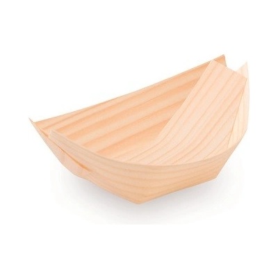 Wimex Fingerfood miska drevená FSC 100% lodička 11 x 7 cm