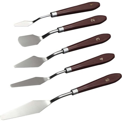 Malířská špachtle sada 5 malířských nožů – Zboží Dáma