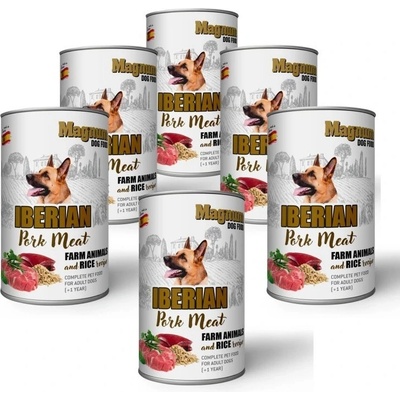 Magnum Adult Iberian Pork Meat 6 x 400 g