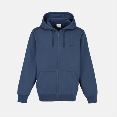 Slazenger Мъжки суичър Slazenger Full Zip Hoodie Mens - Steel Blue