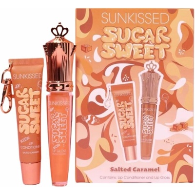 Sunkissed lesk a balzám na pery Sugar Sweet Salted Caramel 6 ml +16 ml