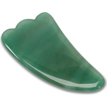 NonDolens Masážny kameň ® Gua Sha plutva - Aventurín 9 x 5 cm