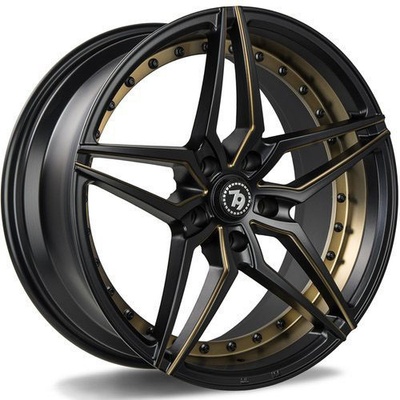 Seventy9 Sv-Ar 9,5x19 5x112 ET38 deep matt black milled gold