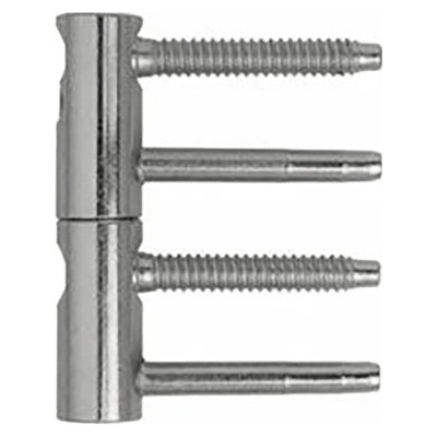 Walteco Nastaviteľný záves pre drevené dvere priemer 16 mm biely pozink 68 kg 80074