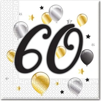 Image 1 of Procos Салфетки с число 60 (20 бр)