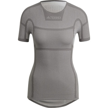 Image 1 of adidas Дамска тениска Adidas Terrex Drynamo Short Sleeve T-Shirt Womens - Grefiv/ White