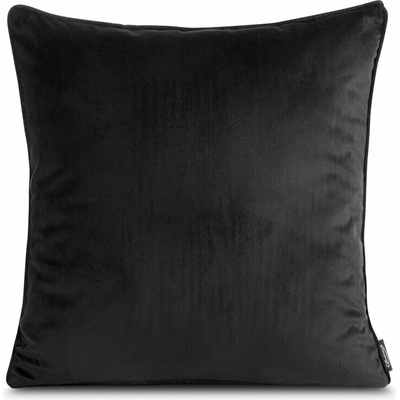 Takoy MADIE čierna z mäkkého zamatu zakončená lemovkou-HF-450929 45 x 45 cm
