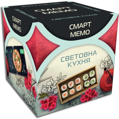 Fantasmagoria Настолна мемори игра Смарт Мемо: Световна кухня - Семейна (77323-bg)