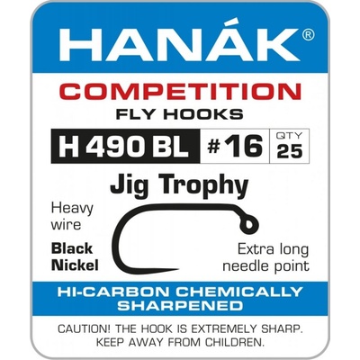 Hanák Competition Muškařský háček jigový Trophy vel.10 25 ks
