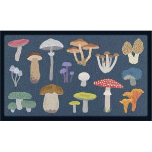 Artsy Mats Изтривалка 60x90 cm Mixed Wild Mushroom - Artsy Doormats (DMW-MUSHROOMS-9060)