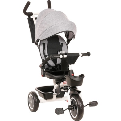 Детска триколка zizito noam 3-в-1, бежова - Сив