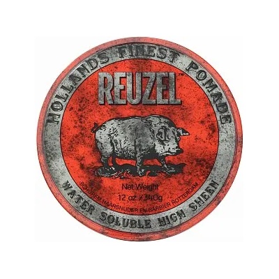 Reuzel Holland's Finest Pomade Red Water Soluble High Sheen помада за коса За сияен блясък 340 g