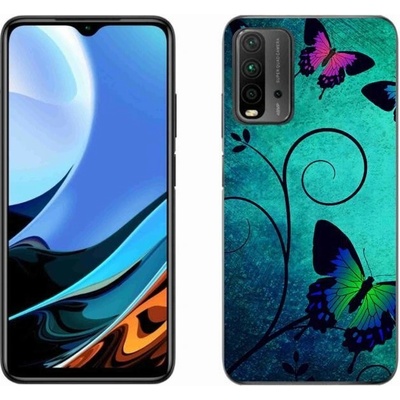 Pouzdro mmCase Gelové Xiaomi Redmi 9T - barevní motýli