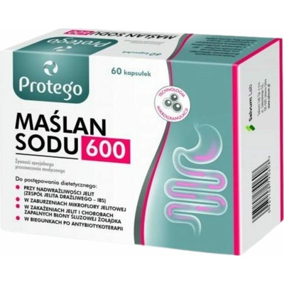 Protego Butyrát sodný 600 mg 60 kapsúl