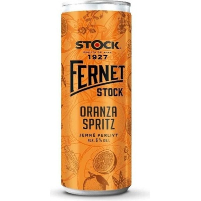 Fernet Stock Orange spritz 6% 0,25 l (plech)