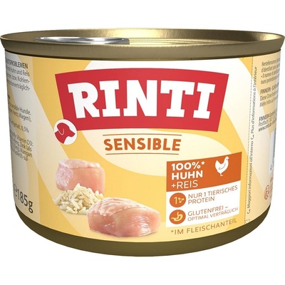 Rinti Sensible kuře a rýže 12 x 185 g