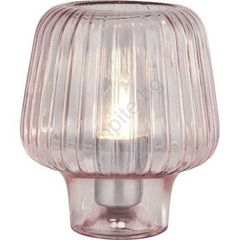 Searchlight EU60753PI - Настолна лампа ARIA 1xE27/10W/230V розова (SR0657)