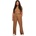 Urban classics Гащеризон Urban classics Wide short sleeve jumpsuit - Brown (Dark taupe)