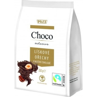 Poex Lískové ořechy v mléčné čokoládě 150 g