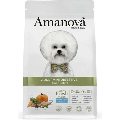 Amanova Dog Adult Mini Digestive Rabbit & Pumpkin Grain Free 0,8 kg
