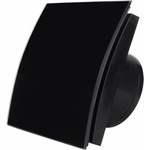MMotors MMP вентилатор за баня, черно стъкло, с изпускателна система 13W (9401)