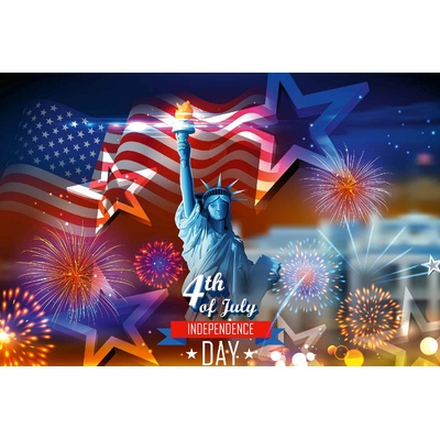 DIMEX ART Флизелинов фототапет илюстрация на статуята на свободата 375 x 250 см