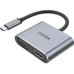 Unitek Докинг станция Unitek uHUB Q4+ Lite D1049A, USB-C, 4-in-1, HDMI 4K60Hz, PD 100 W (D1049A)