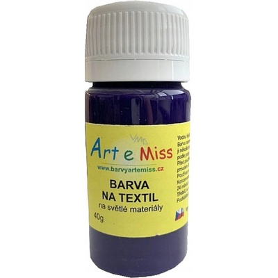 Artemiss Napeňovacia 3D farba na textil 42 tmavá fialová