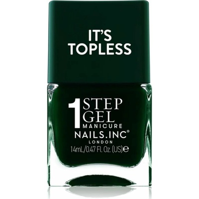 Nails Inc. It’s Topless gelový lak na nehty pro dlouhotrvající efekt odstín Jasmine 14 ml
