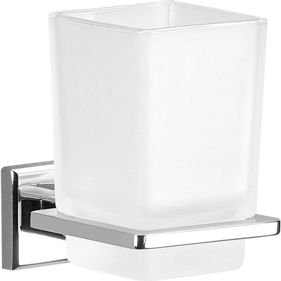 Gedy COLORADO pohár, chróm/mliečne sklo 6910