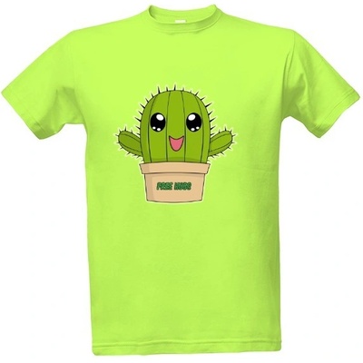 Tričko s potiskem free hugs pánské Green apple