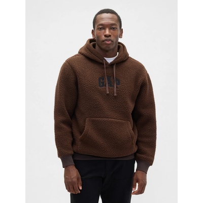 GAP Sherpa mikina s logom hnedá