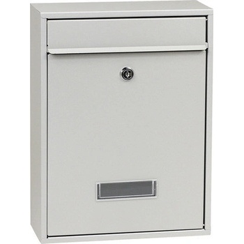Poštová schránka BK.240.SM oceľová 260 x 350 x 80 mm strieborná matná