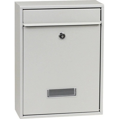 Poštová schránka BK.240.SM oceľová 260 x 350 x 80 mm strieborná matná