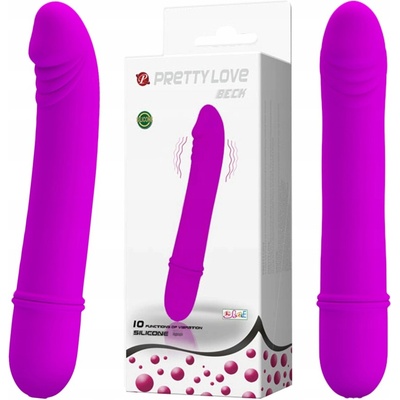 Pretty Love Masážní Přístroj Beck fialový délka 12 cm