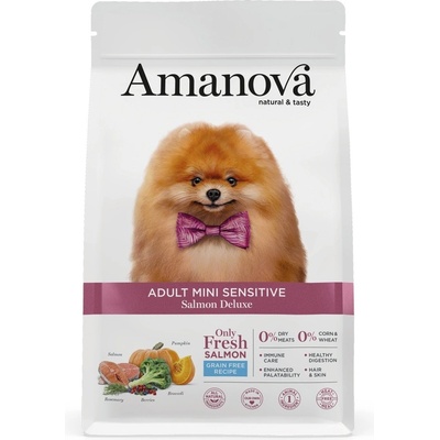 Amanova Dog Mini Sensitive Salmon & Pumpkin GF 7 kg