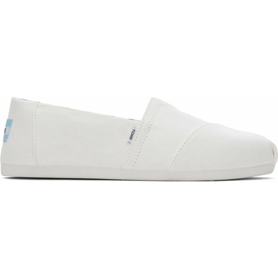 TOMS RECYCLED Dámske espadrilky COT CAN WM ALPR biela svetlomodrá