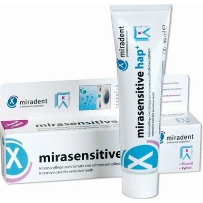 Miradent pro přecitlivělé zuby Mirasensitive hap+ 50 ml