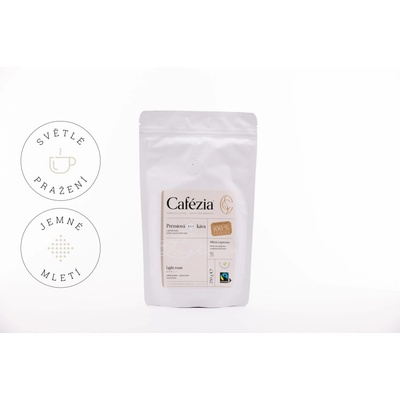 Cafézia Light Roast mletá Espresso jemně pražená BIO 250 g