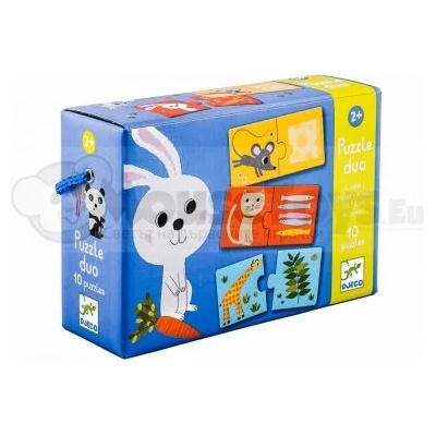 DJECO - Детски пъзел дуо Вечерята е готова (DJ08166)