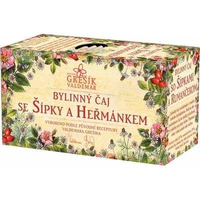 Grešík Se šípky a heřmánkem bylinný čaj sypaný 50 g