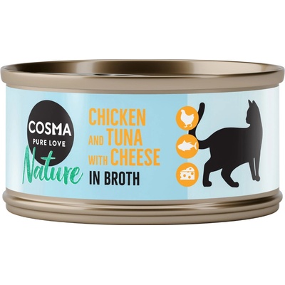 Cosma Nature kuracie a tunak so syrom 6 x 70 g