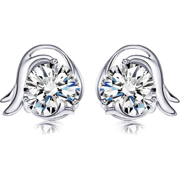 Silenti Jewelry Сребърни обеци "Козирог