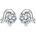 Silenti Jewelry Сребърни обеци "Козирог